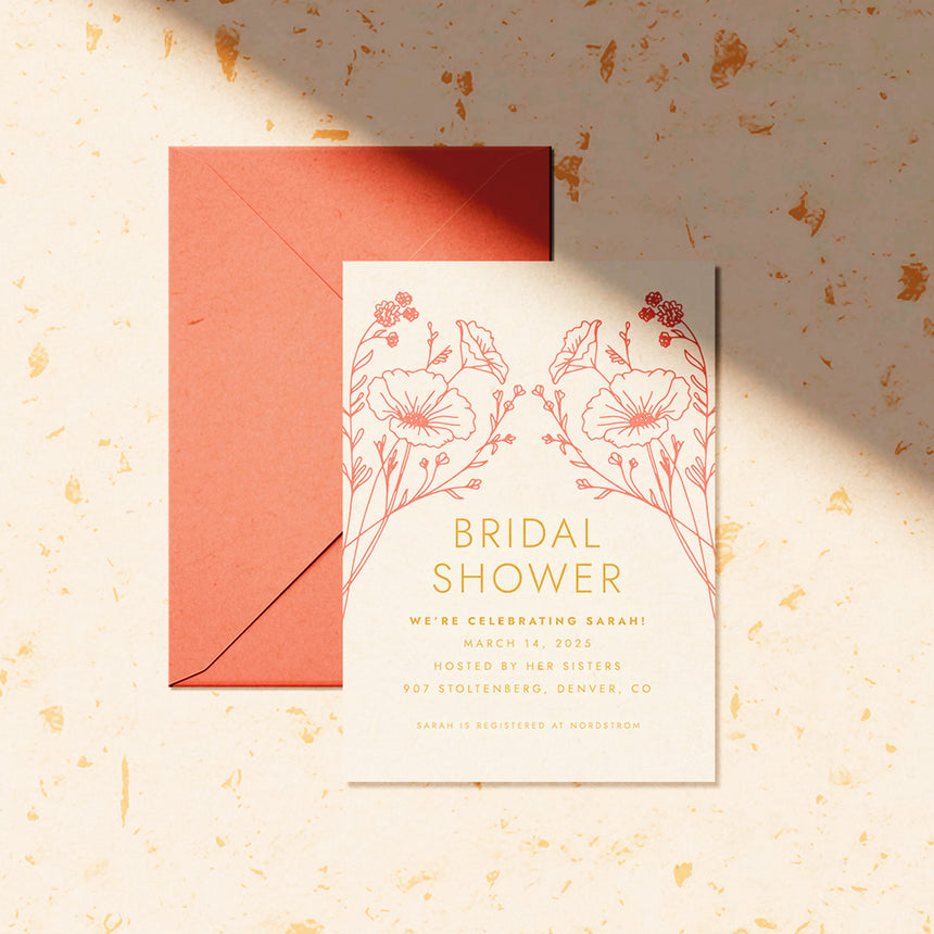 June Bridal Shower Invitation