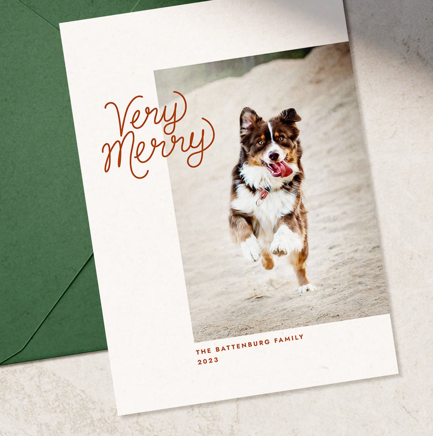 Very Merry Holiday Card